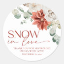 Search for love snow stickers Watercolor