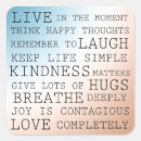 Search for happy quote stickers Black