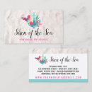 Search for beach mermaid business cards Nautical