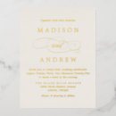 Search for ivory and gold wedding invitations Traditional