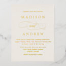 Search for ivory and gold wedding invitations Traditional