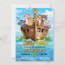 Search for noahs ark birthday invitations Giraffe