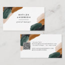 Search for green business cards Minimal