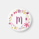 Search for flower monogram magnets Floral