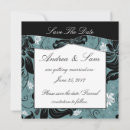 Search for wedding reminder postcards Black and white