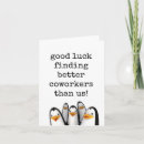 Search for leaving job cards Goodbye