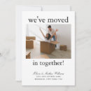 Search for moving in together invitations New home