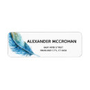 Search for feather return address labels Elegant