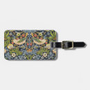 Search for william morris luggage tags Strawberry thief
