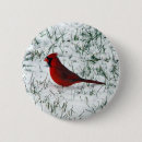Search for red cardinal bird badges Valentine