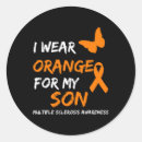 Search for multiple sclerosis ribbon stickers Wear