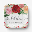 Search for yellow rose paper plates Bridal shower