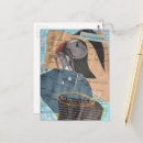 Search for bird words postcards Blue
