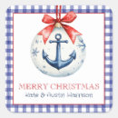 Search for coastal christmas stickers Nautical