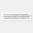 Search for gospel bumper stickers Bible