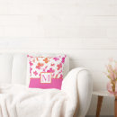 Search for hot pink and orange cushions Flowers
