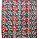 Search for black white red shower curtains Moroccan