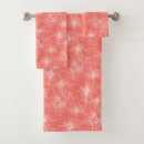 Search for coral floral bathroom accessories White