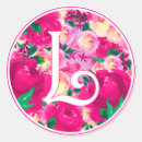 Search for monogram letter l stickers Floral