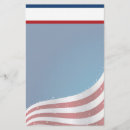 Search for patriotic stationery paper Usa