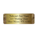 Search for clear wedding return address labels Couple