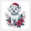 Search for maltese dog stickers Flowers