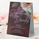 Search for rustic signature drinks wedding signs Elegant