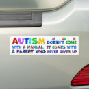 Search for child care bumper stickers Autism awareness