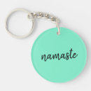 Search for yoga key rings Namaste