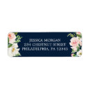 Search for navy blue and gold return address labels Bridal shower