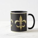Search for gold fleur de lis mugs Louisiana
