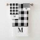 Search for buffalo plaid bath towels Black