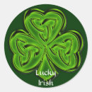 Search for good luck clover stickers Celtic