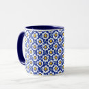 Search for arabic pattern mugs Blue