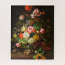 Search for art glass puzzles Flowers