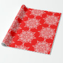 Search for mandala wrapping paper Red