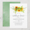 Search for sunflower shower wedding invitations Watercolor