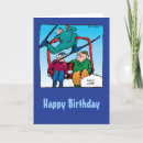 Search for snow skiing birthday cards Funny
