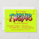 Search for grunge birthday invitations Graffiti