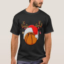 Search for basketball christmas tshirts Claus