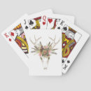 Search for deer playing cards Skull
