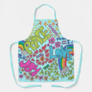 Search for joy aprons Peace love joy