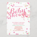 Search for contemporary baby girl shower invitations Pink