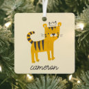 Search for wildcat christmas tree decorations Tiger