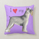 Search for schnauzer cushions Heart