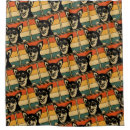 Search for funny dog shower curtains Chihuahua