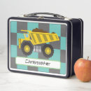 Search for kids lunch boxes Dump truck