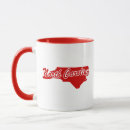 Search for state of north carolina mugs Red