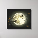 Search for full moon canvas prints Halloween