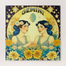 Search for vintage celestial puzzles Zodiac